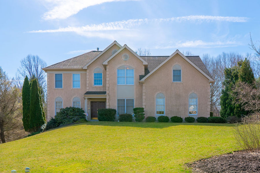 house for sale newtown square accessible neotraditional exterior front