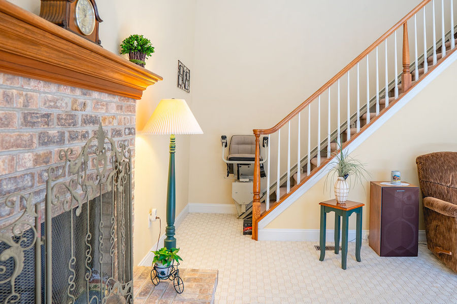 house for sale newtown square accessible neotraditional chair lift