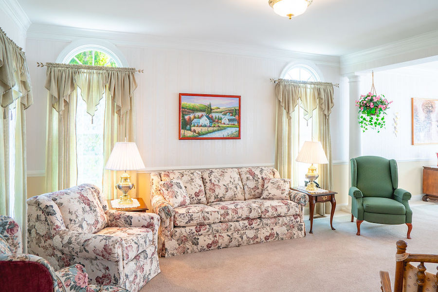 house for sale newtown square accessible neotraditional living room