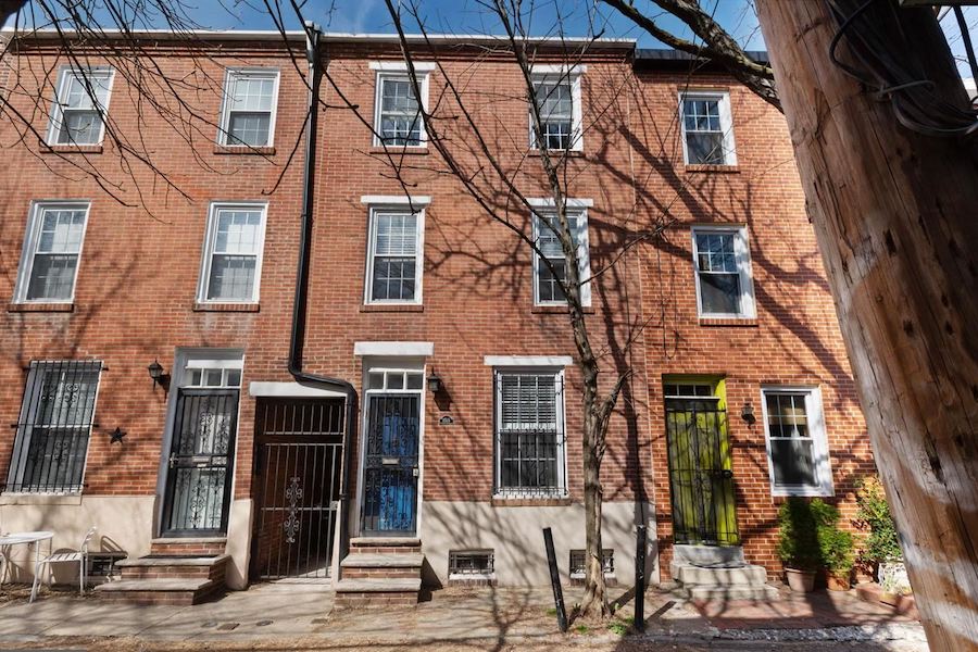 house for sale rittenhouse renovated row house exterior front