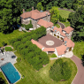house for sale villanova tudor mansion aerial view