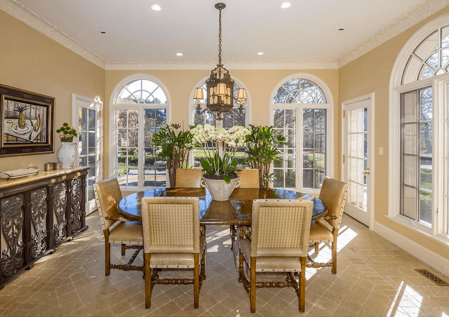 house for sale villanova tudor mansion casual dining room