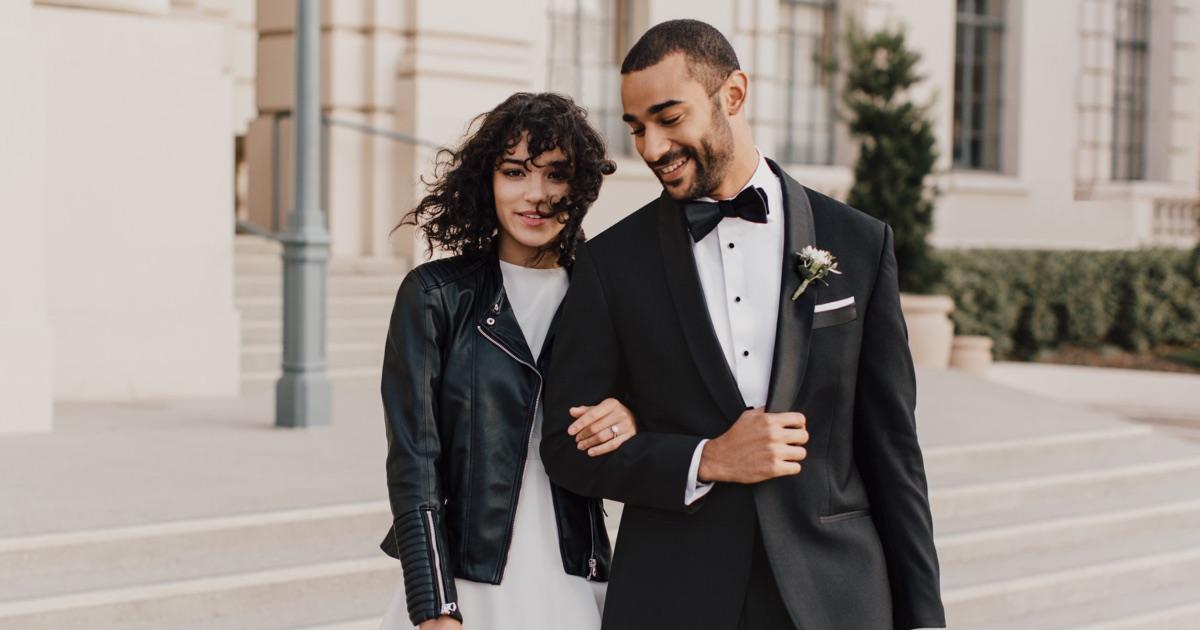 All black tuxedo wedding best sale