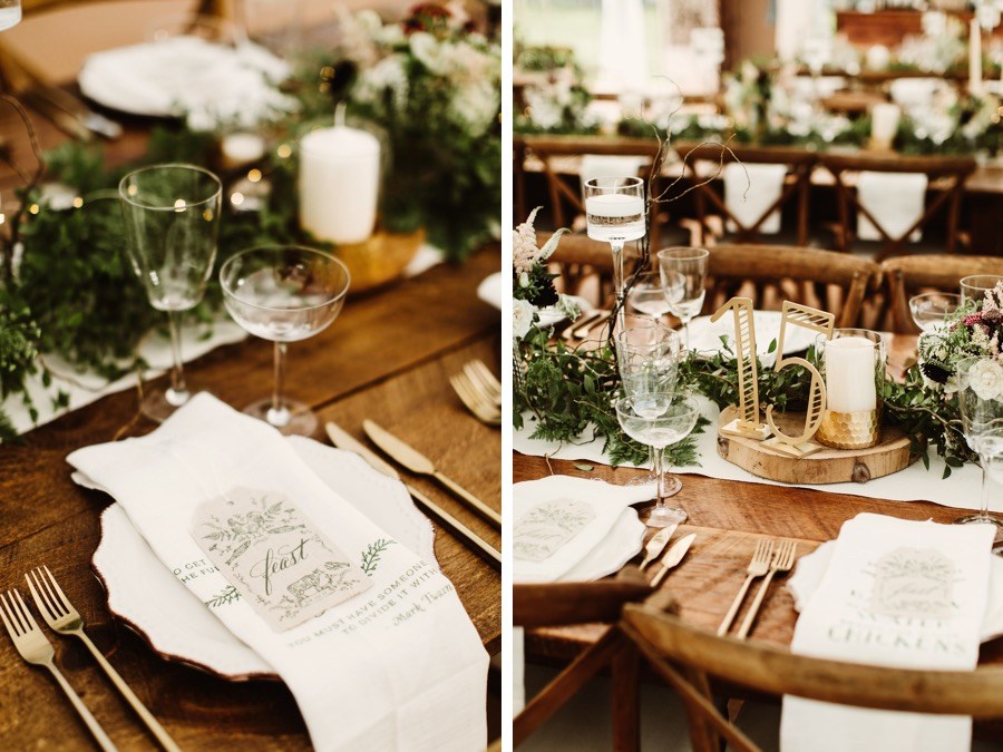 rustic wedding decor