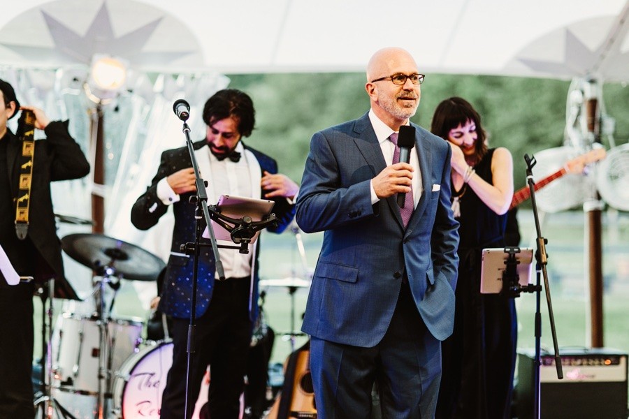 michael smerconish giving a toast