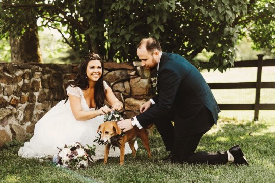 A Luxe Backyard Wedding at the Home of a CNN Anchor