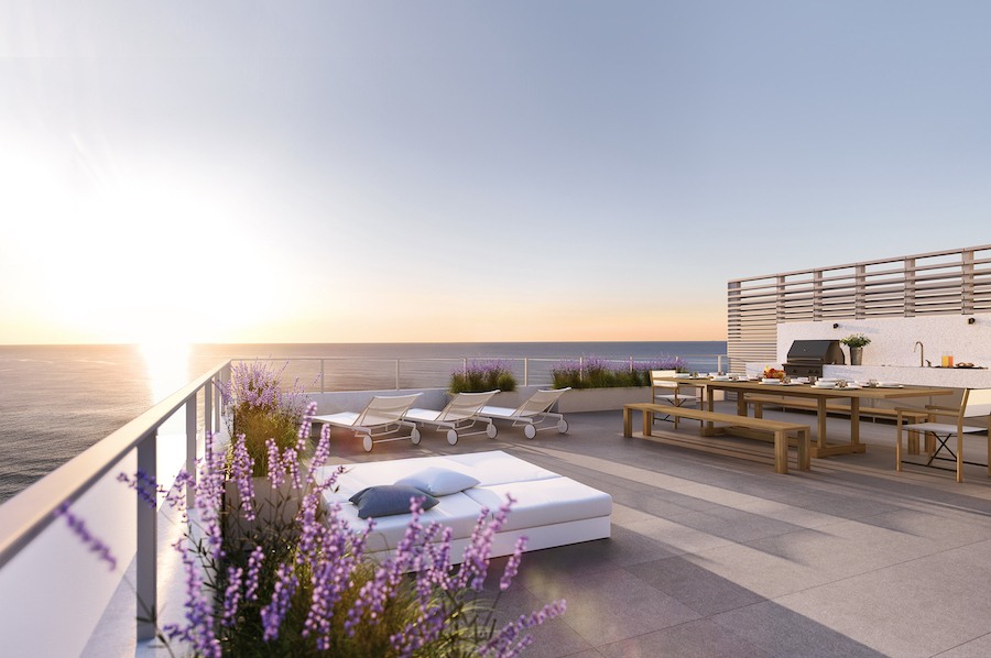 asbury ocean club penthouse roof deck