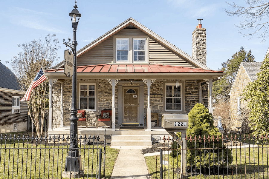 house for sale coatesville victorian cottage exterior front