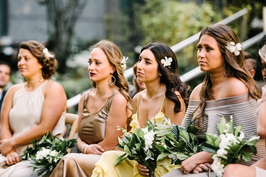 logan hotel outdoor wedding ceremony