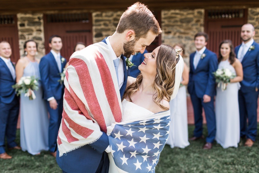 Bride and groom portrait