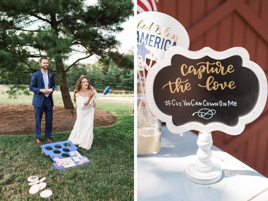 Patriotic wedding Baggo