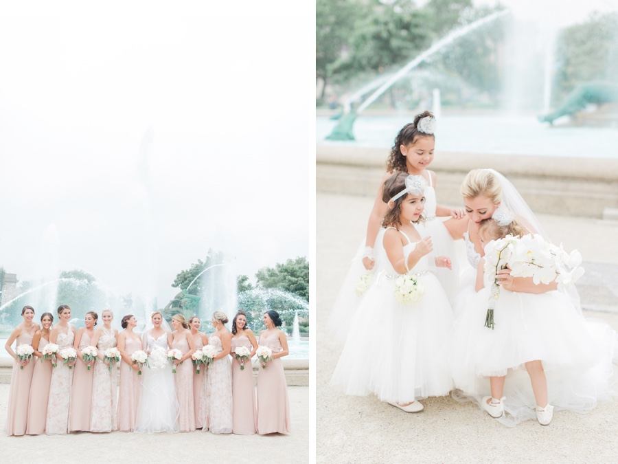 pink bridesmaid dresses