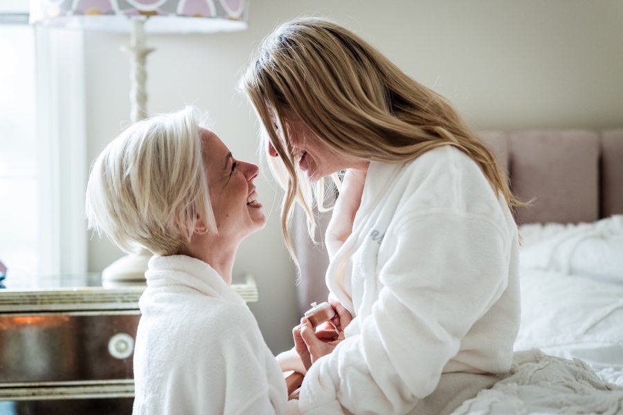 intimate at-home photo session turned marriage proposal