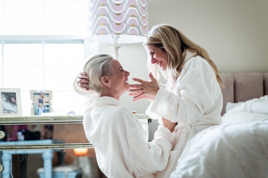 intimate at-home photo session turned marriage proposal