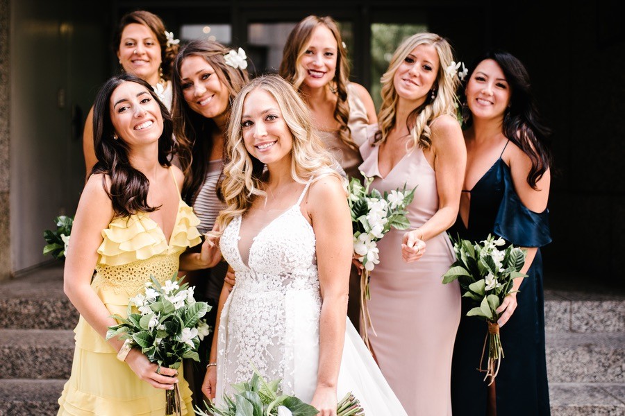 boho logan hotel wedding