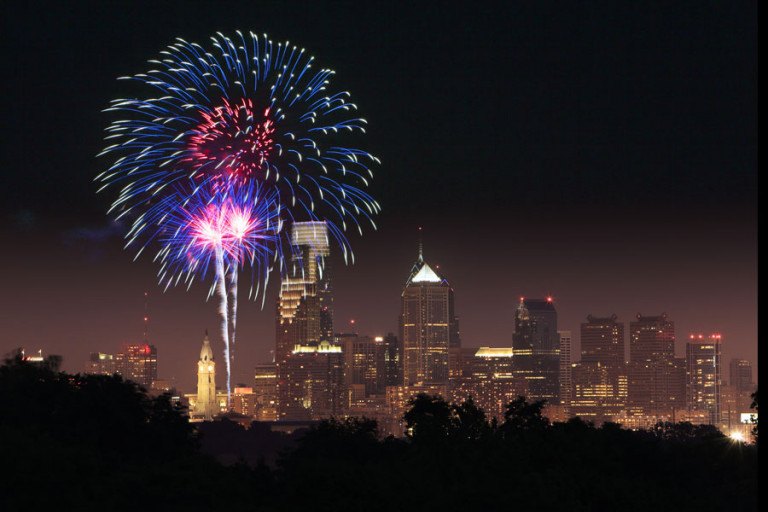 Philadelphia July 4th Fireworks 2025 Matt Gill