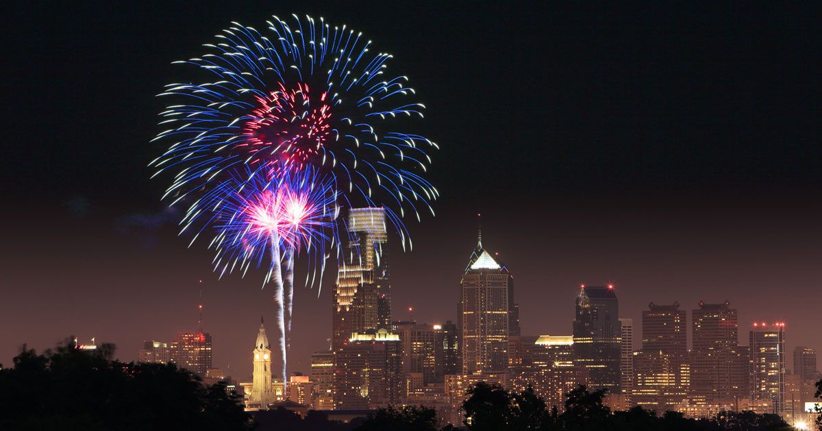 Fourth of July Fireworks and Celebrations Around Philadelphia