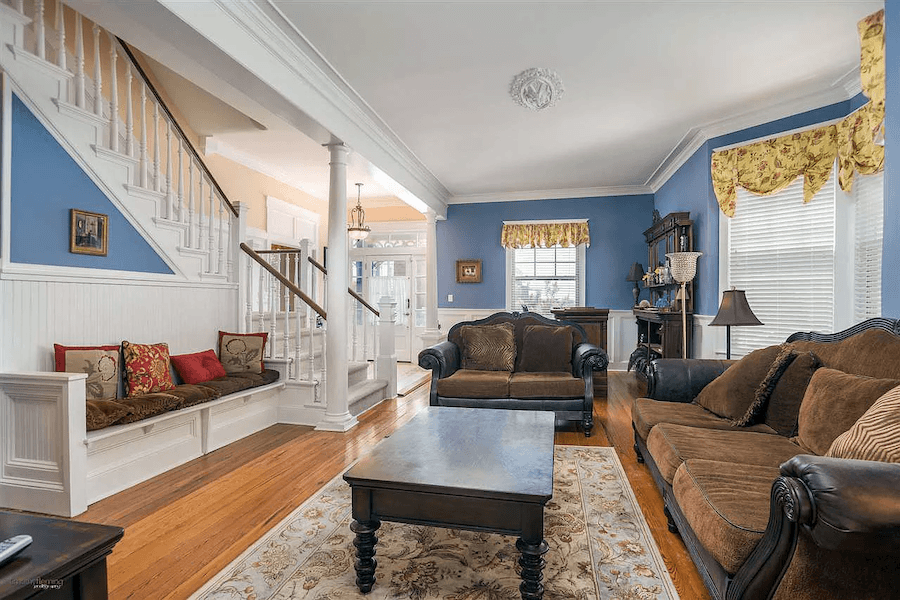 house for sale cape may painted lady parlor