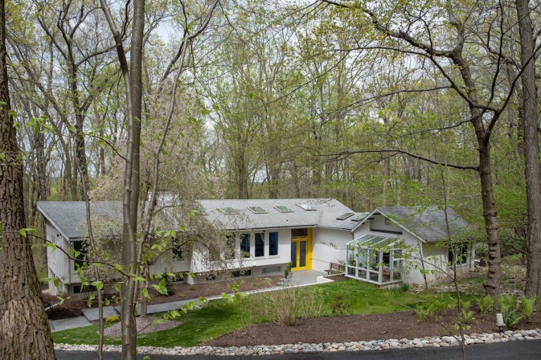 House for Sale Contemporary Hillside House Outside New Hope