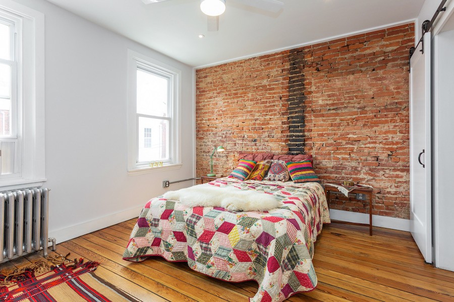 house for sale point breeze rowhouse rehab master bedroom