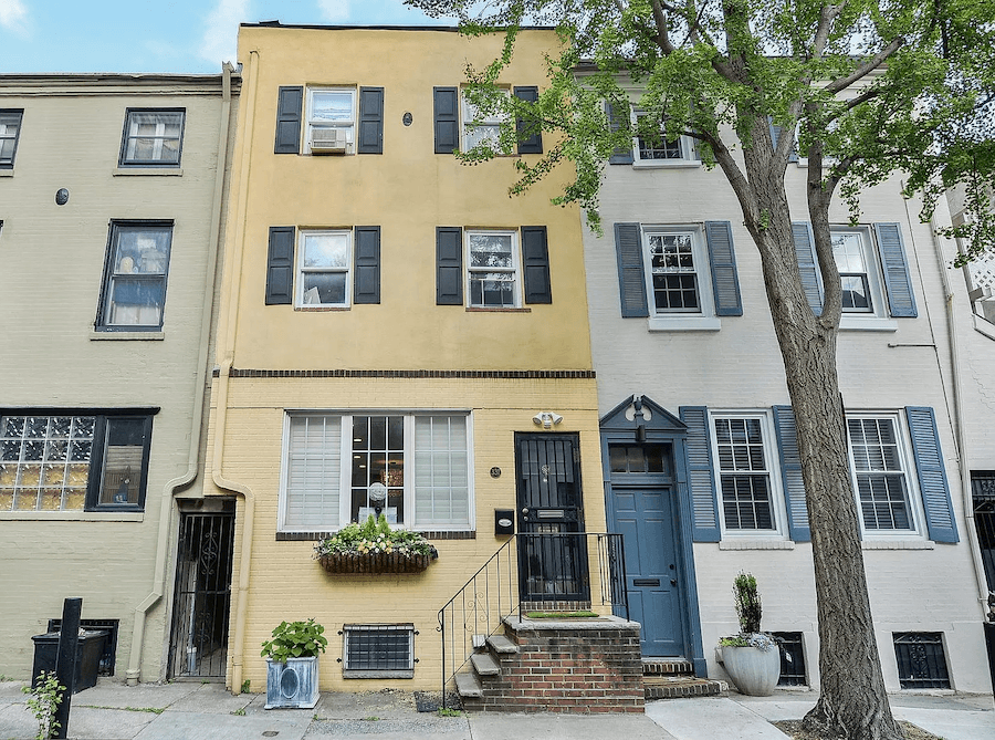 house for sale rittenhouse rehabbed row exterior front
