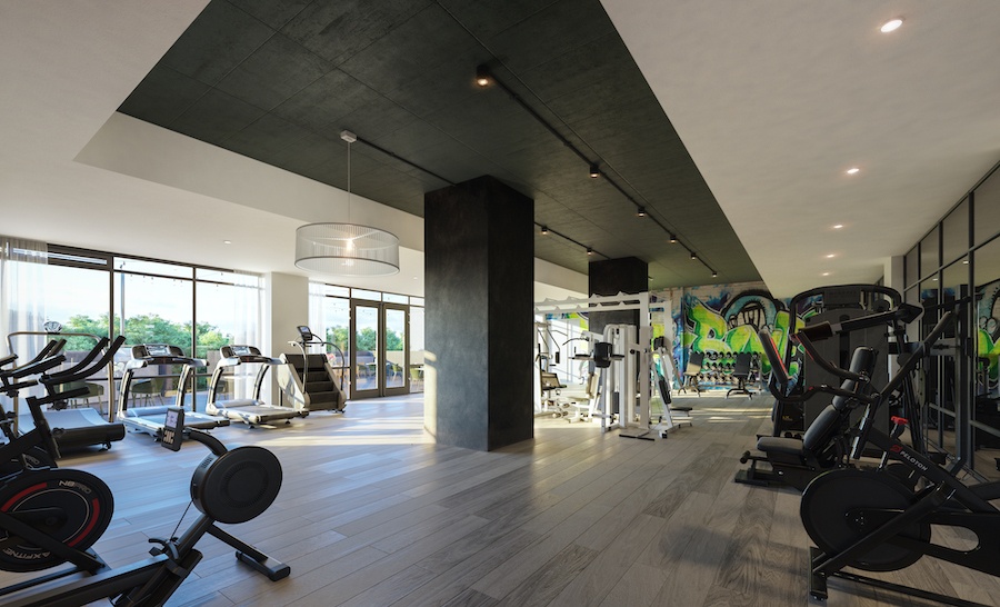 the irvine apartment profile fitness center