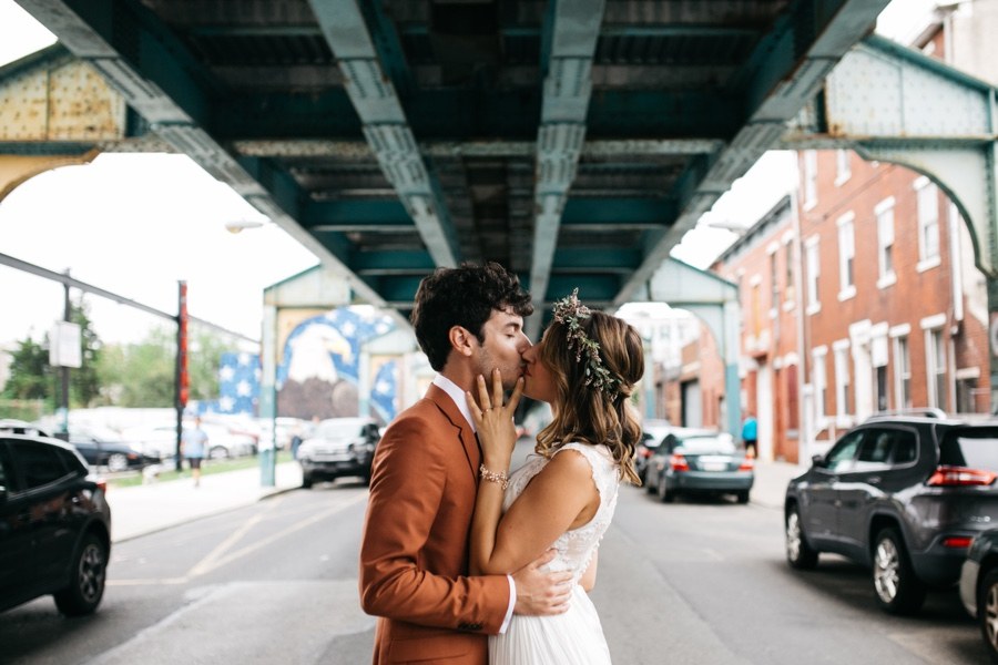 Philadelphia bride and groom portraits