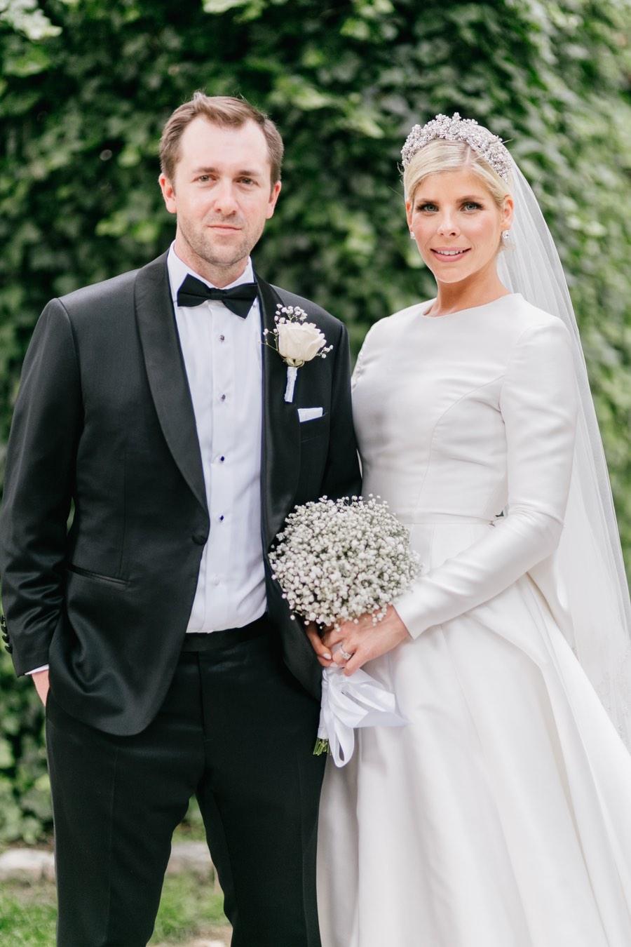 Bride and groom portrait