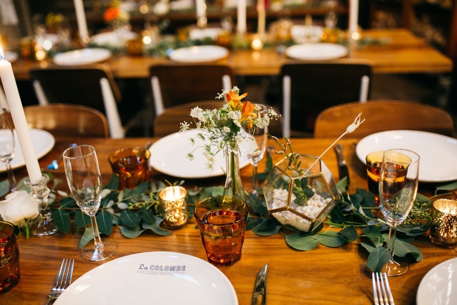 Rustic table setting