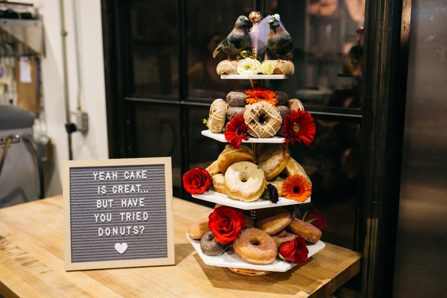 Wedding donuts