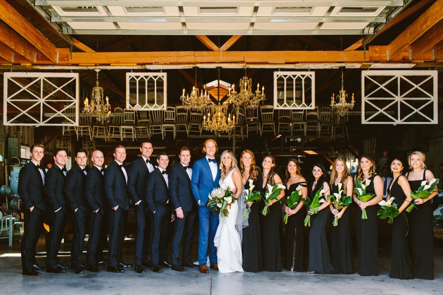 Bridal party and groomsmen