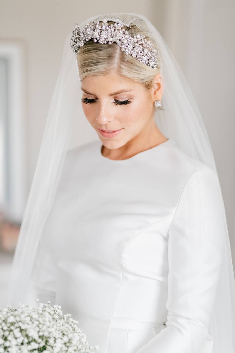 Bride diamond headpiece