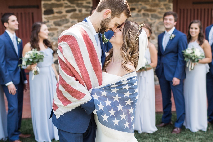 A Rustic Fourth of July Wedding on a Lancaster Farm