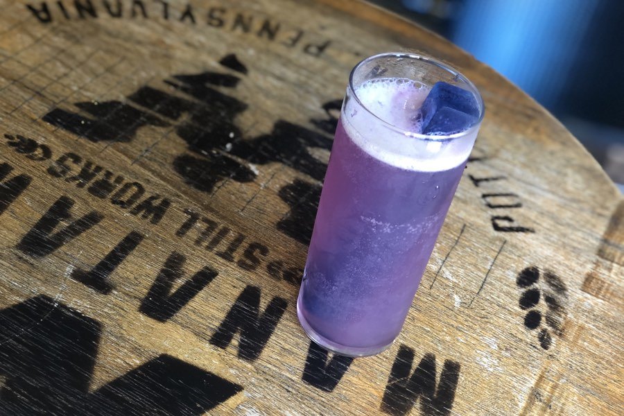 butterfly pea cocktails philadelphia