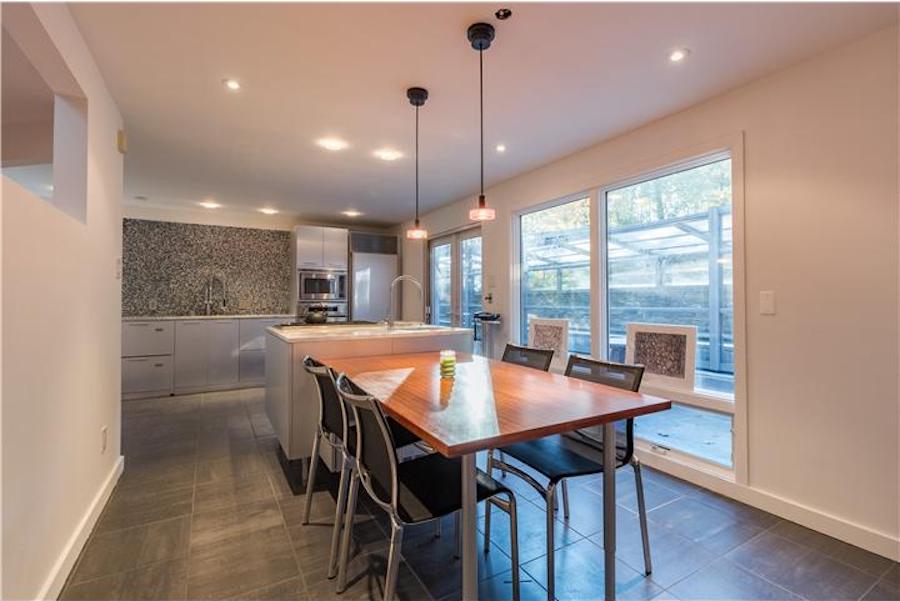 house for sale chadds ford midcentury modern kitchen dining area