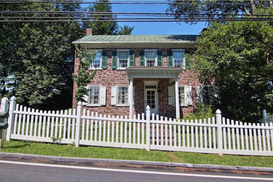 house for sale pottstown historic farmstead exterior front