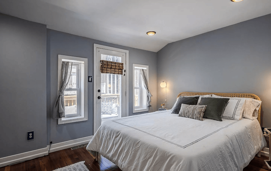 house for sale rittenhouse contemporary townhouse master bedroom