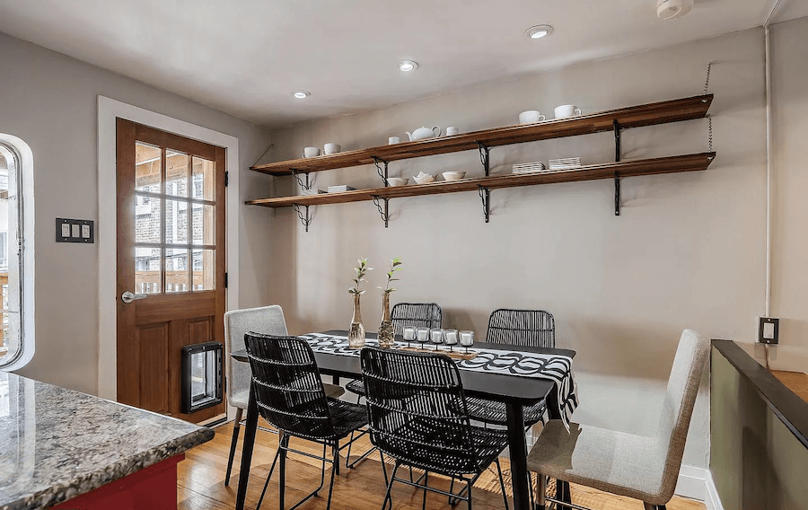 house for sale rittenhouse contemporary townhouse dining room