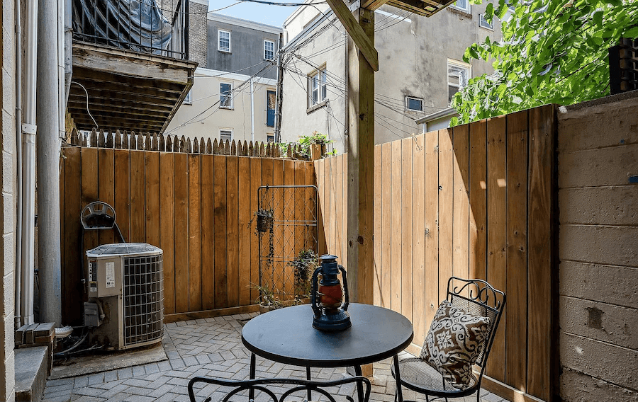 house for sale rittenhouse contemporary townhouse ground floor patio