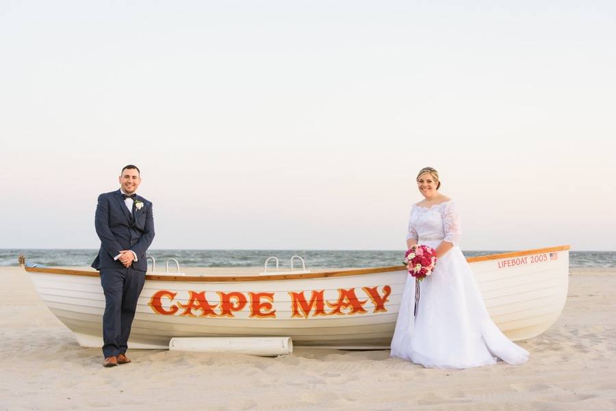 foto de boda en Cape May