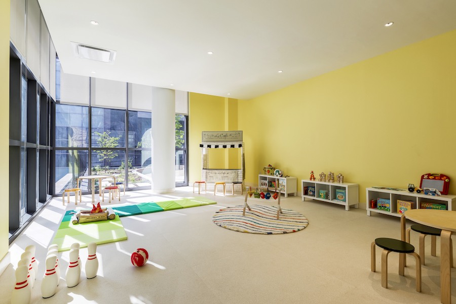 the girard apartment profile children's play room