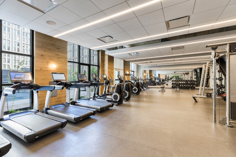 the girard apartment profile fitness center