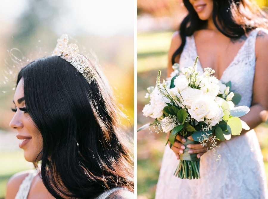 Morris Arboretum bride