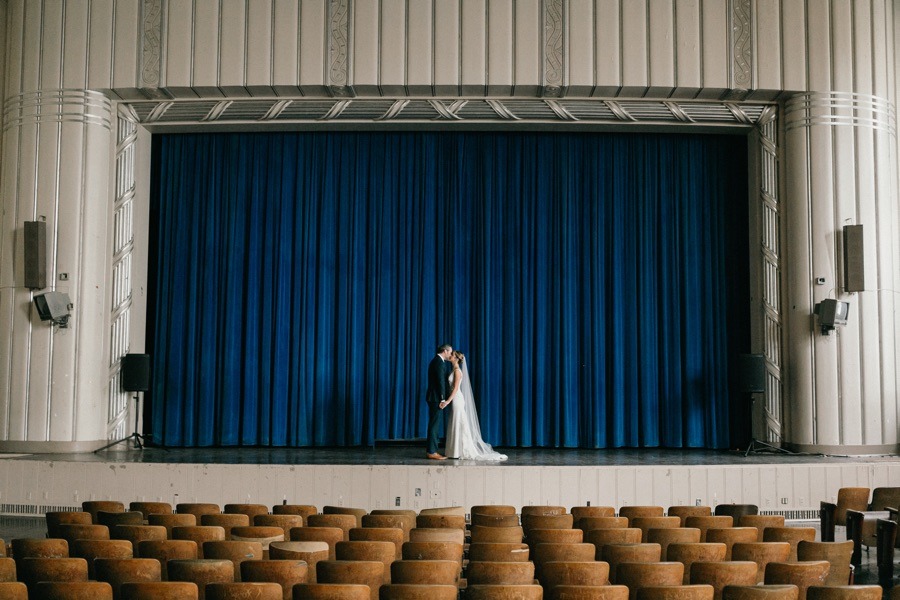 Bok Building bride and groom