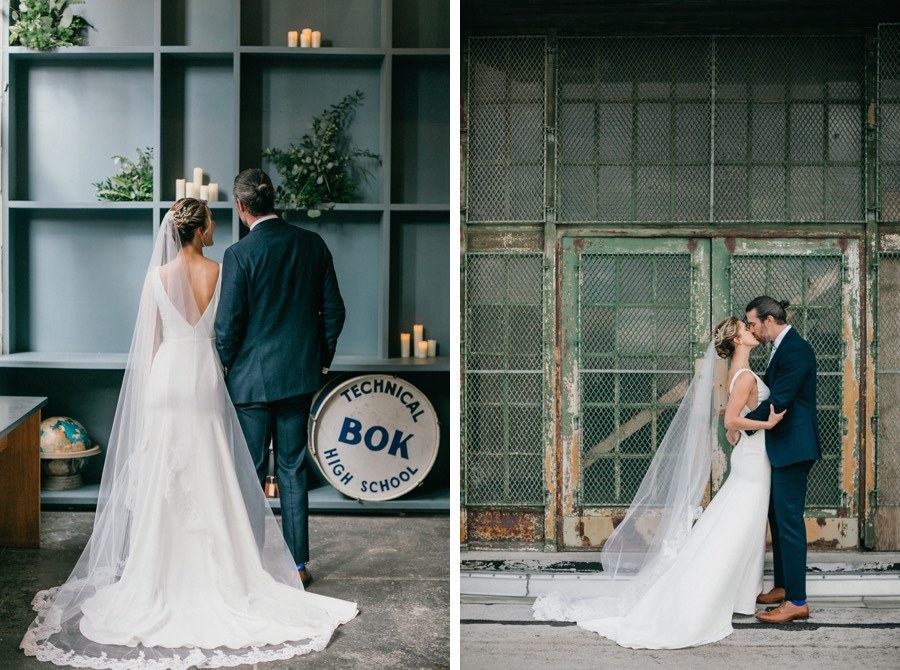 Bok Building wedding portraits