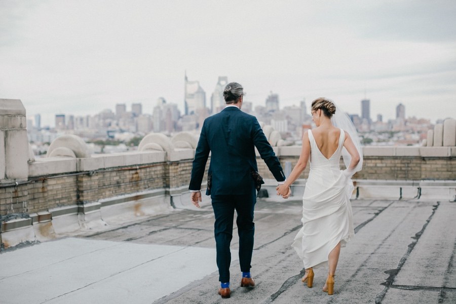 Bok Building wedding portrait