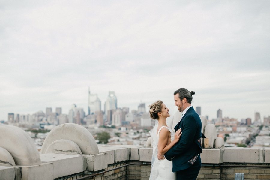 Bok Building wedding portrait