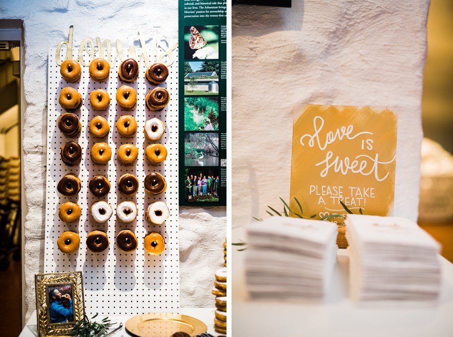 Wedding doughnut wall