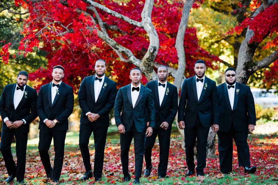 Groomsmen Morris Arboretum