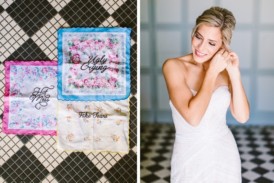 Wedding handkerchiefs